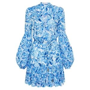 Rebecca Vallance "Seine" Patterned Organic Cotton dress size 4 New with Tag!